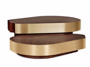 CERNE - Wood veneer coffee table _ Ginger & Jagger